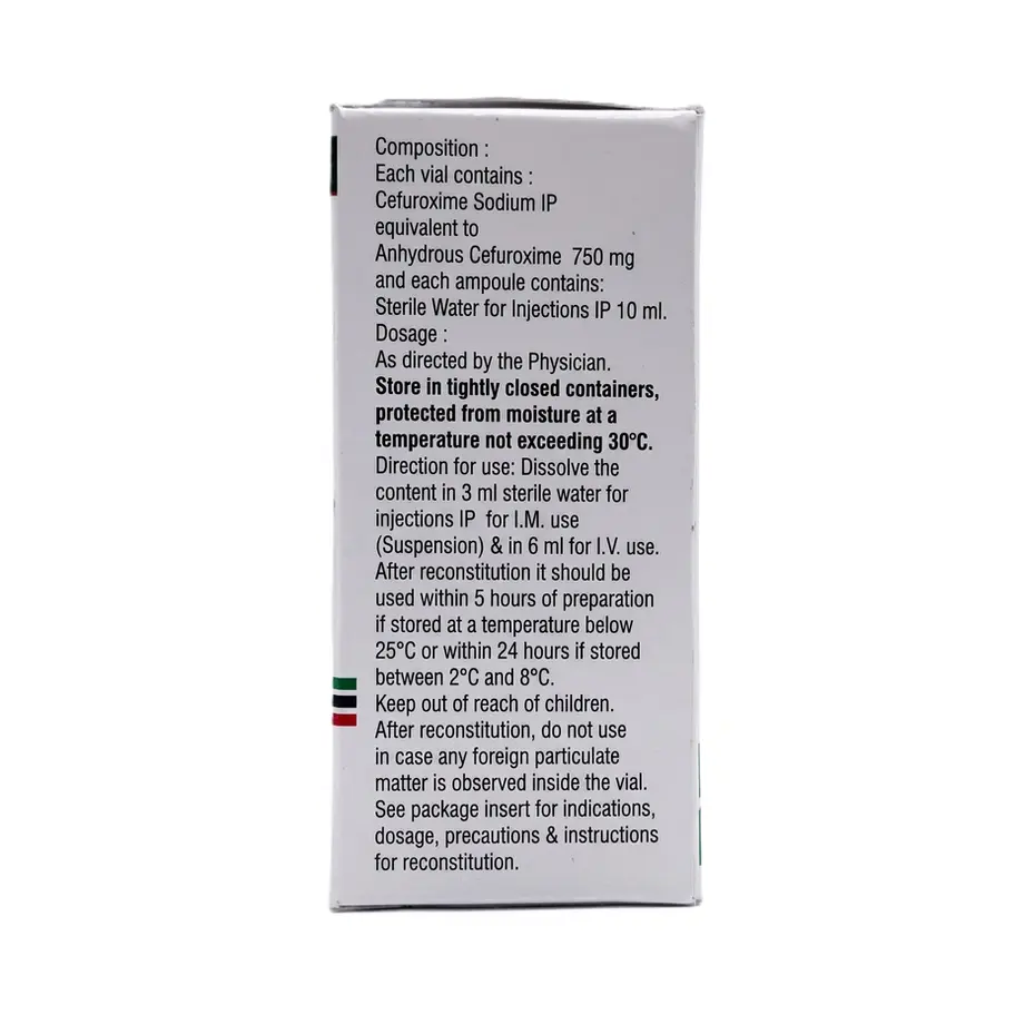 Bactilem 750mg Injection left box image
