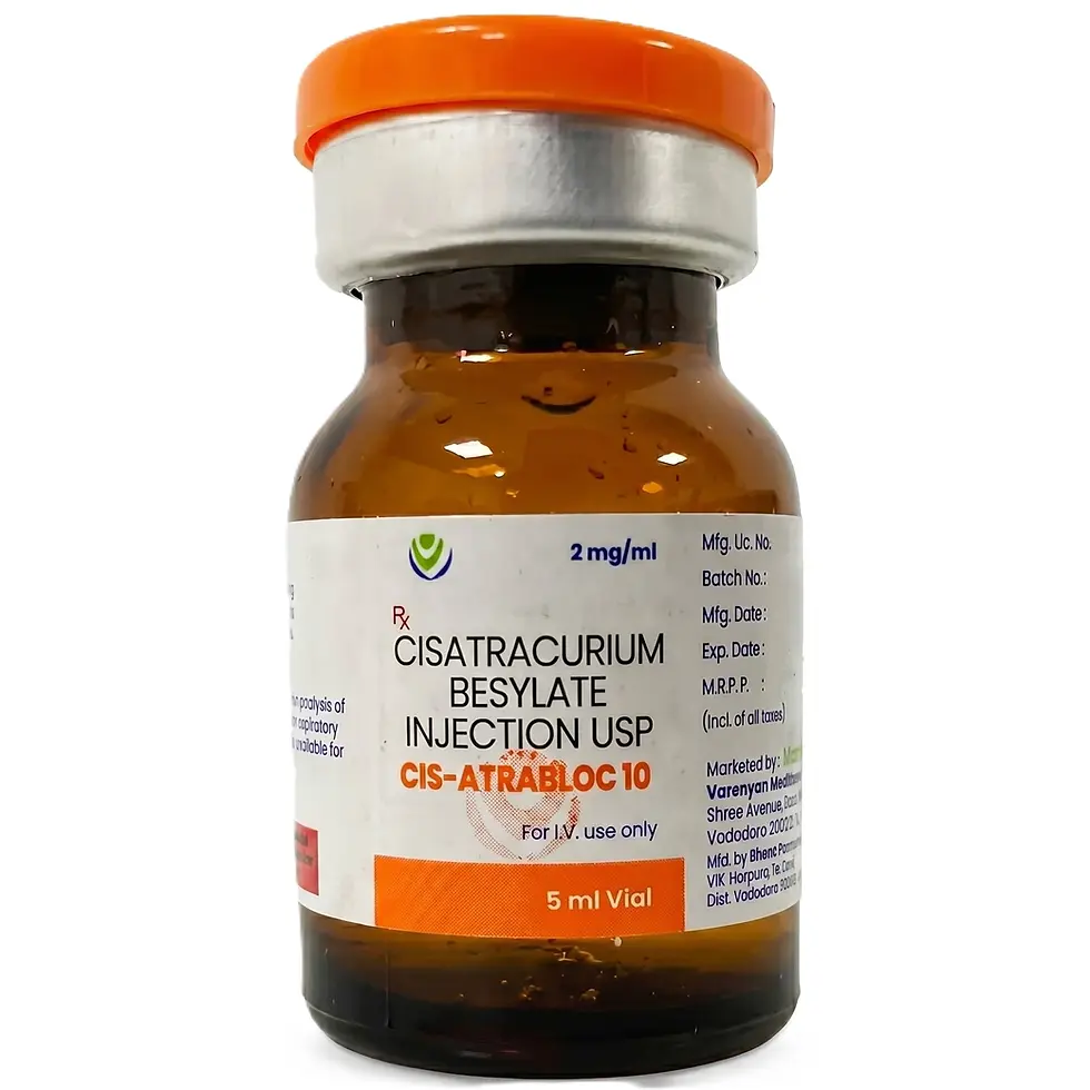 CIS Atrabloc 10mg Injection front vial image