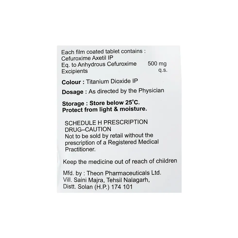 Cefutic 500mg Tablet right box image