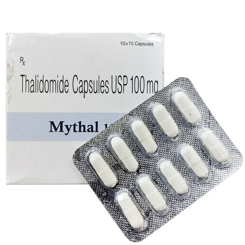 Mythal 100 mg Capsule front strip and box image