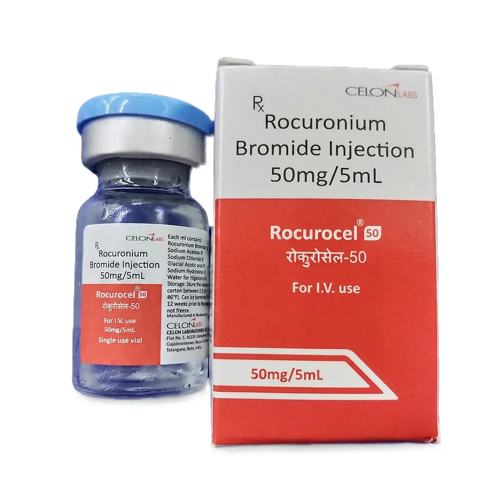 Rocurocel 50mg Injection front vial and box image