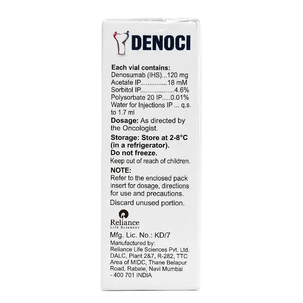 Denoci 120mg Injection right box image