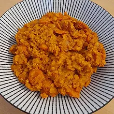 Image Dhal de lentilles corail, carottes & curry