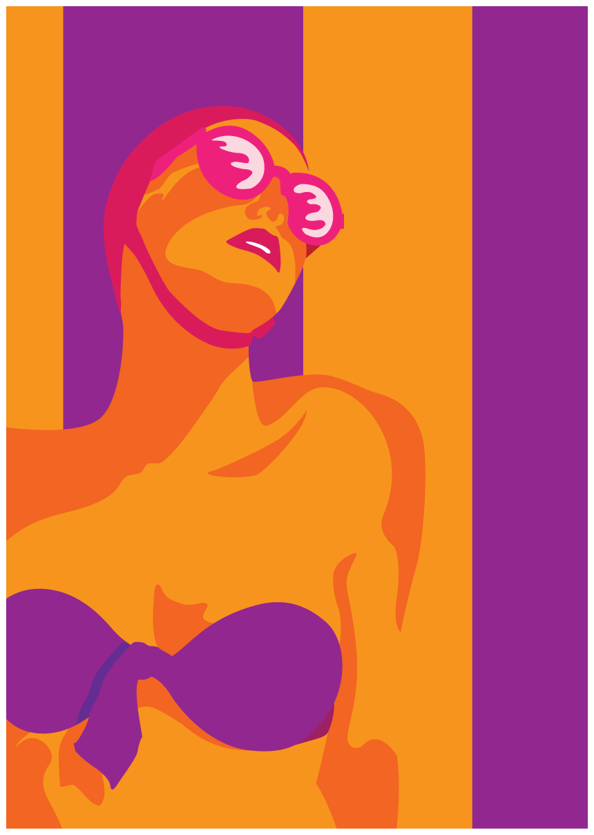 Thumbnail: BEACH DAYS RETRO PRINT