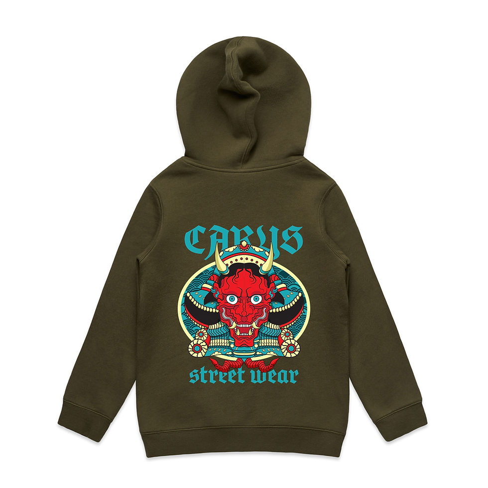 Thumbnail: The Samurai - premium kids hoodie