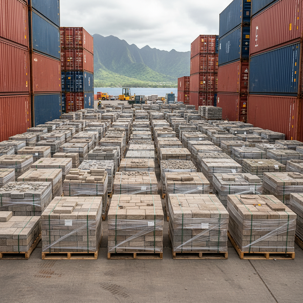 Lanai luxury resort hardscape and paver supply projects
