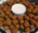 Mini falafel con salsa de yogur