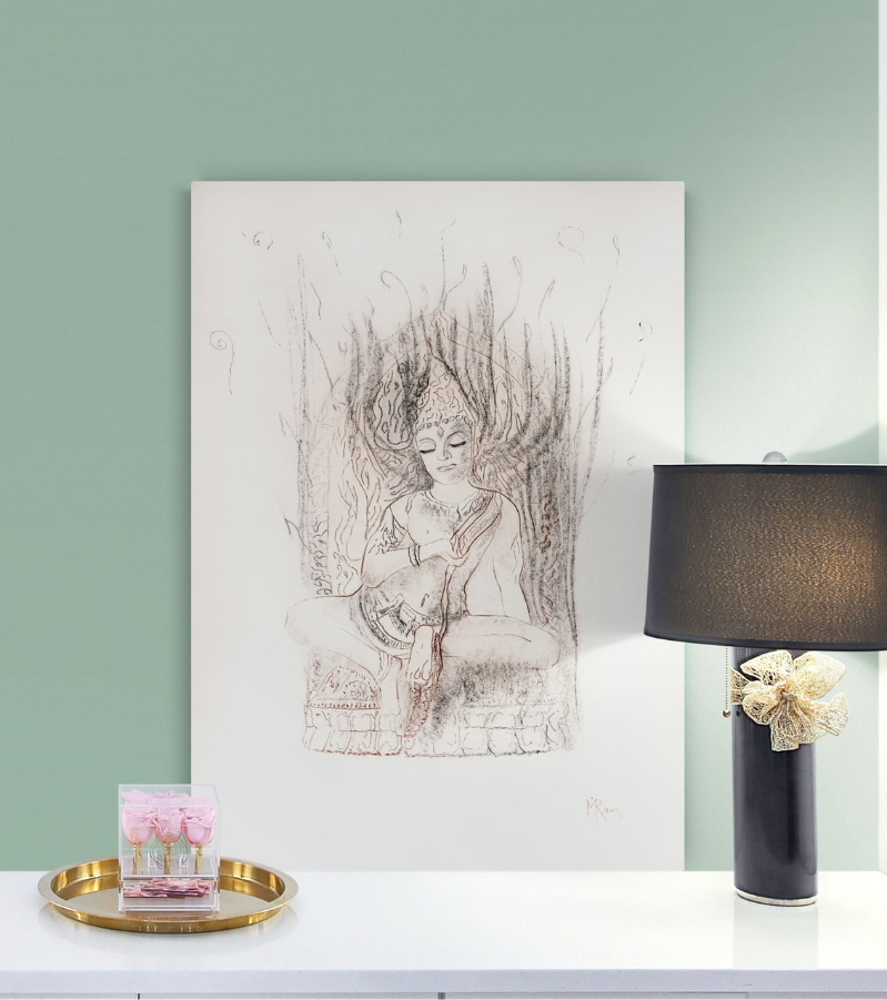 Thumbnail: Art Print "Akasha – the God of Space"