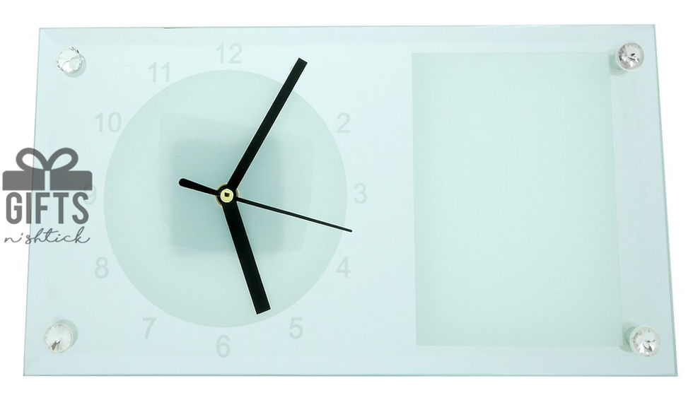 שעון שולחני כולל מסגרת להדפסת תמונה