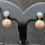 Thumbnail: Convertible Earrings (Blue Onyx Stone&Fresh Water pink pearl) ER04