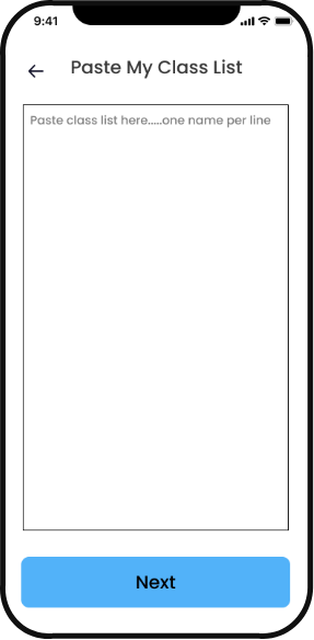 Copy & Paste Class List