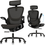 Thumbnail: Ergonomic Mesh Office Chair, Adjustable Home Desk Chair with Folding Armrest, 2D