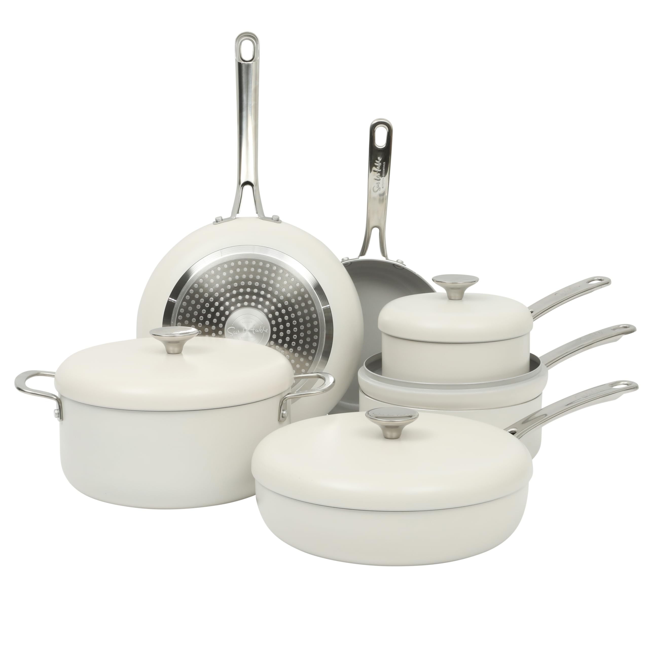 Sur La Table Kitchen Essentials Potluck Porch 10 Piece PFA Free Ceramic Non stic