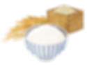 登城農園のご飯イラスト
