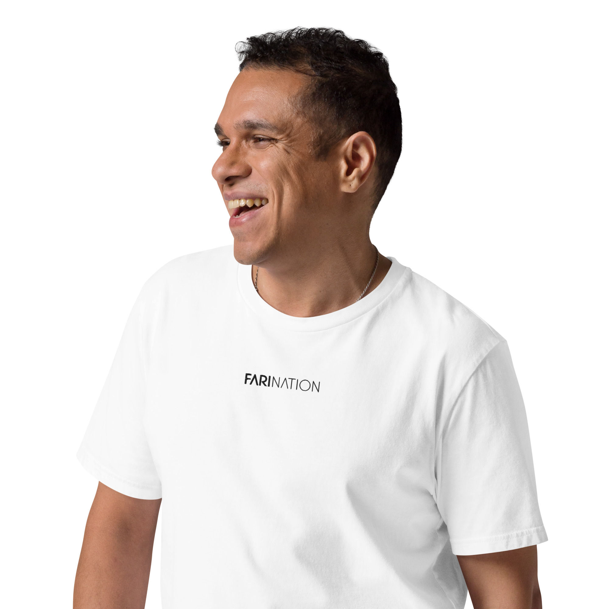 Farination Embroidered Organic Cotton Mens tshirt