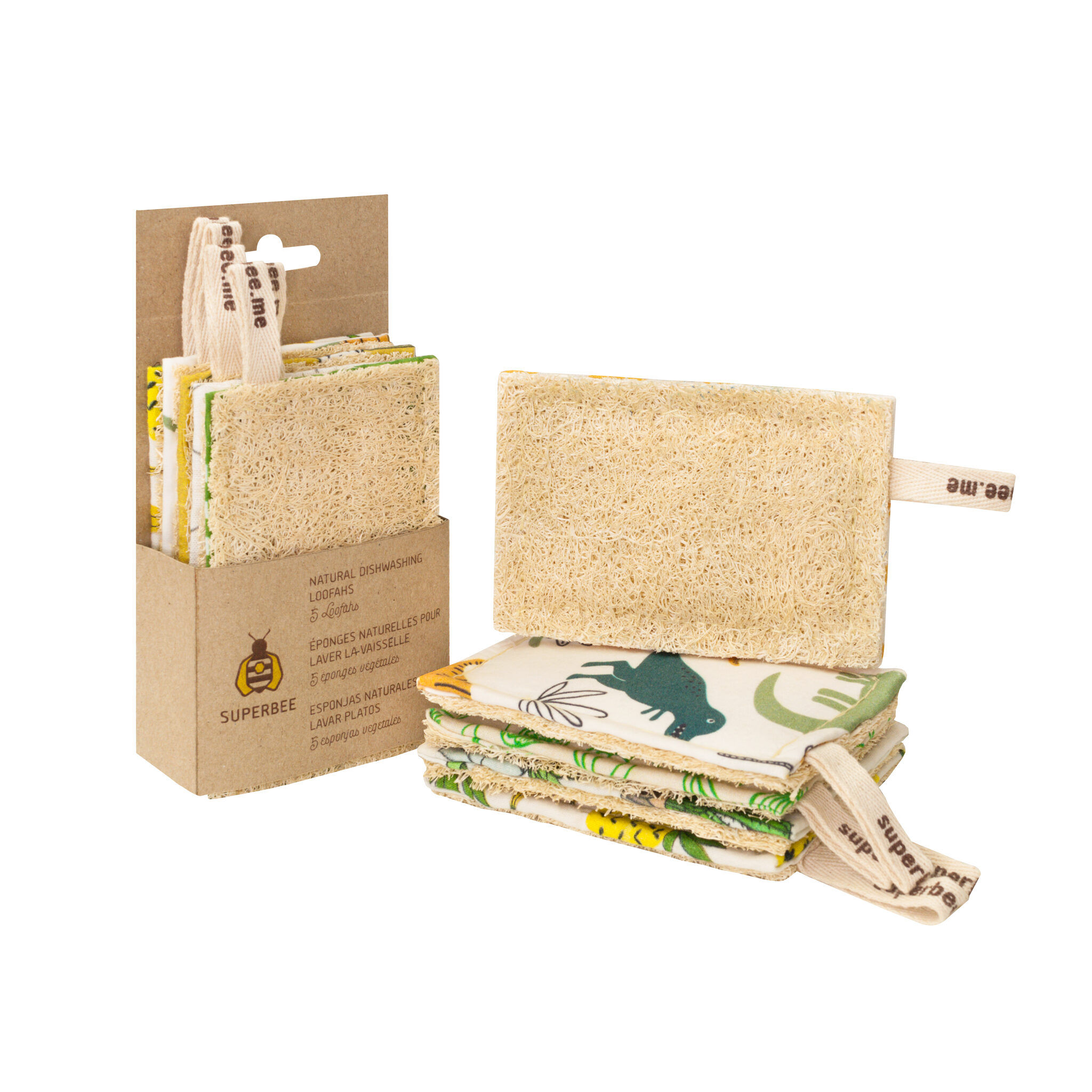 Loofah Kitchen 5 Pack Luffa