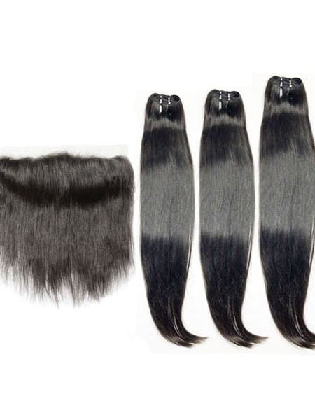 Thumbnail: Vietnamese Raw Hair HD Closure + 3 Bundles