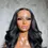 Thumbnail: EBONY 6x6 HD 18“ JET BLACK WIG