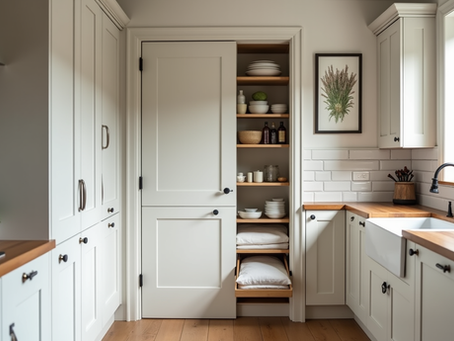 Painted shaker kitchen