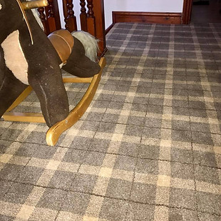 Checked carpet