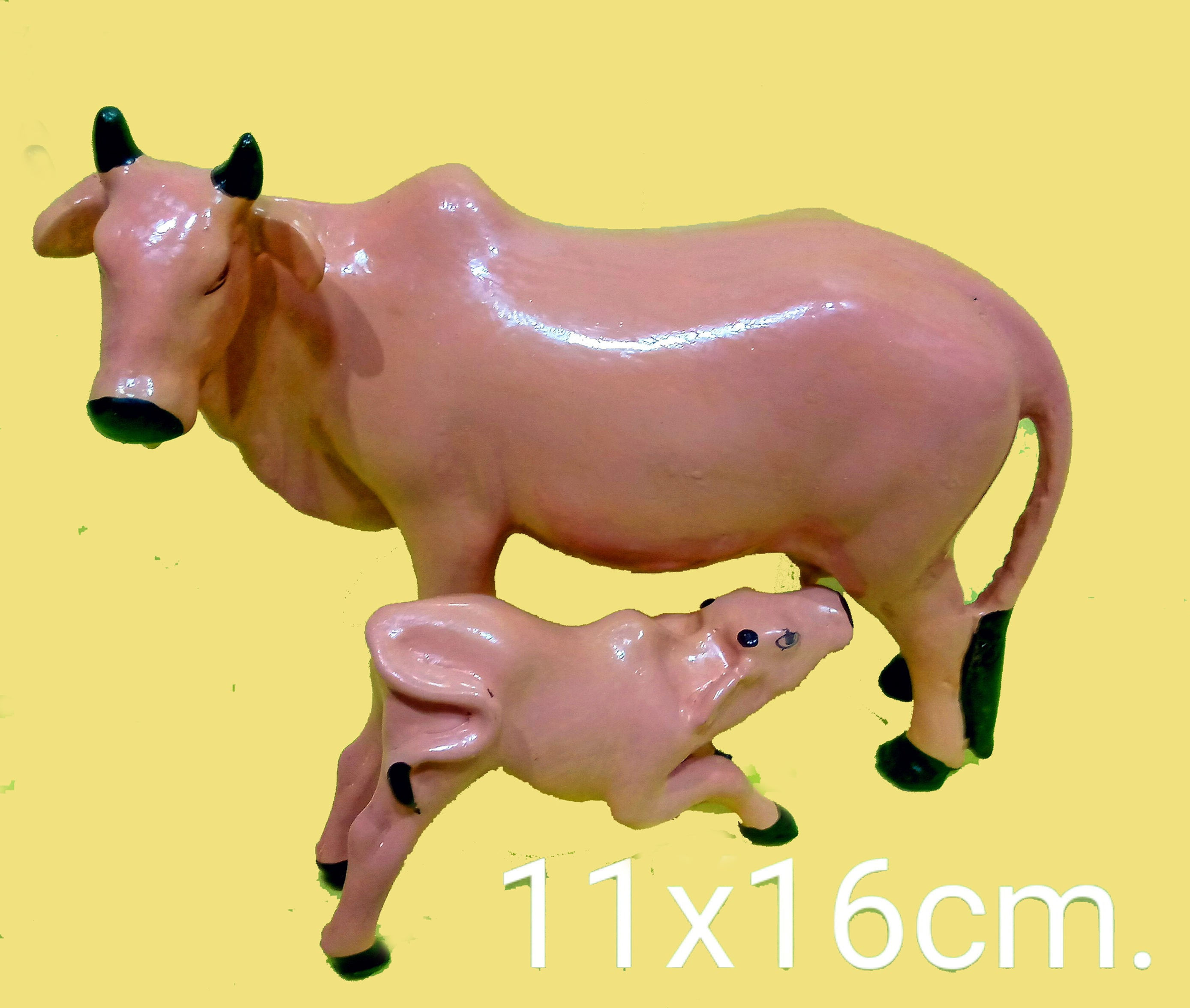 Cow And Calf (11 x 16 cm)