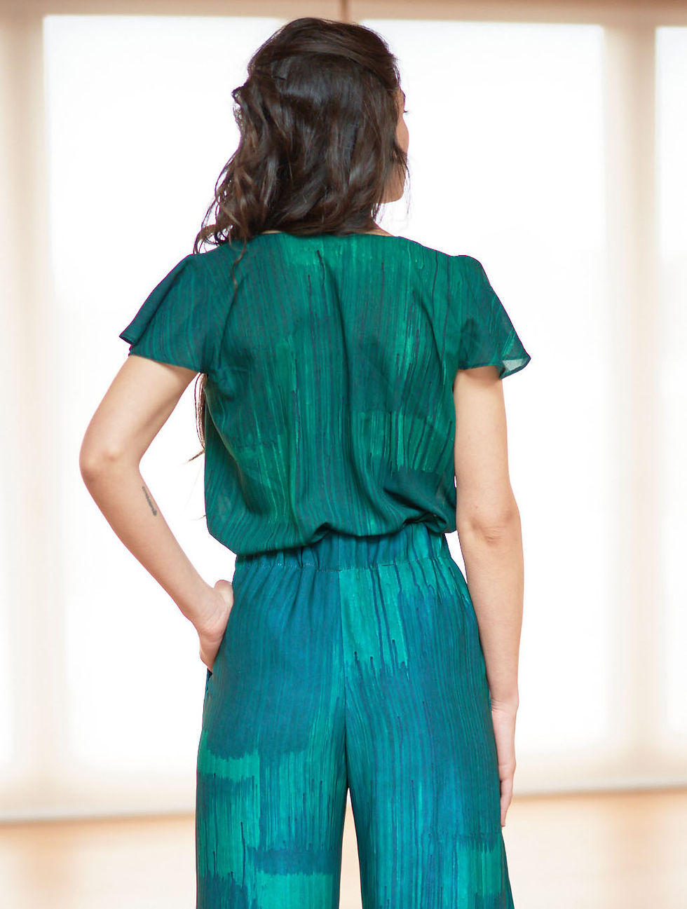 Thumbnail: Orange branch blouse