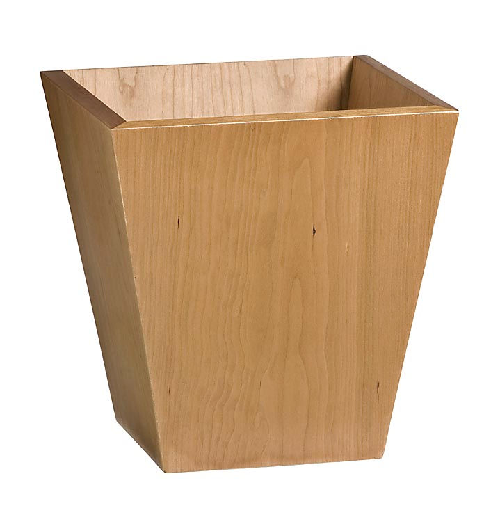 Oak Waste Paper Bin