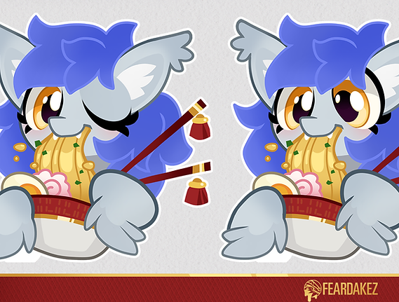 2870682__safe_artist-colon-kez_oc_oc+only_oc-colon-gabriel_pony_bowl_chopsticks_eating_eye