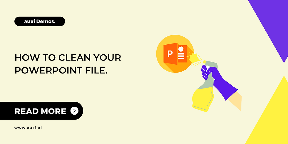 How to Clean Your PowerPoint File