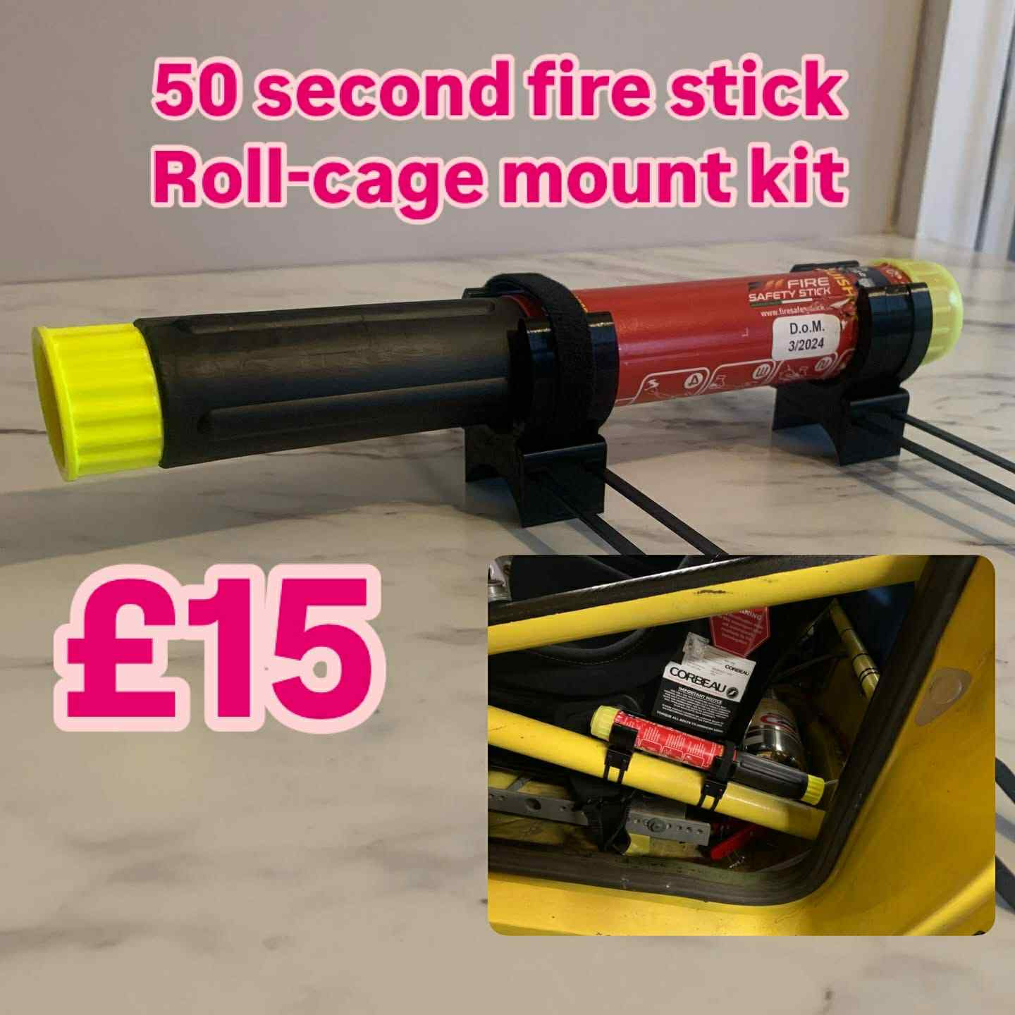 copy of fire stick roll cage mount