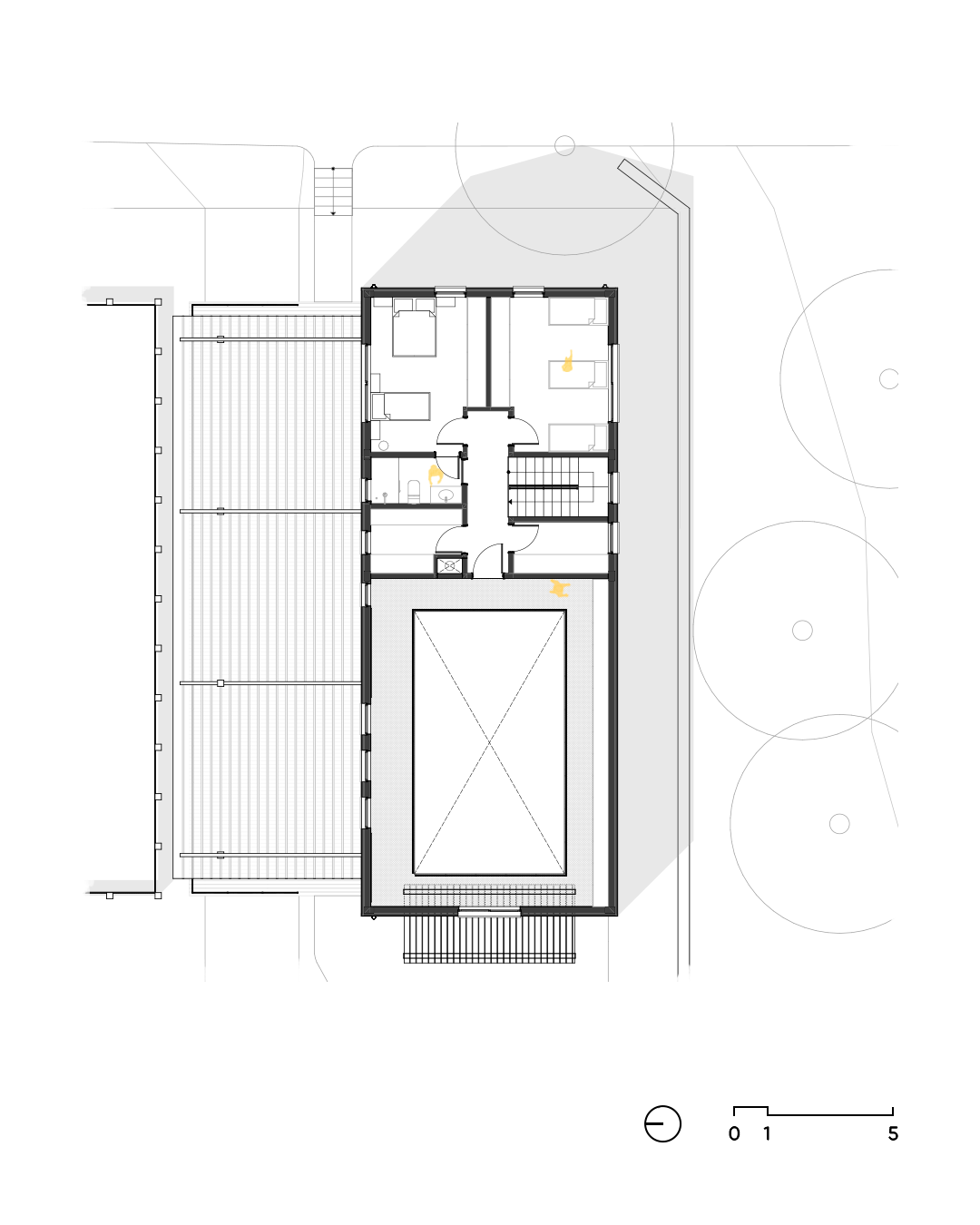 planta baixa arquitetura casa residencia cabana alto padrão depósito