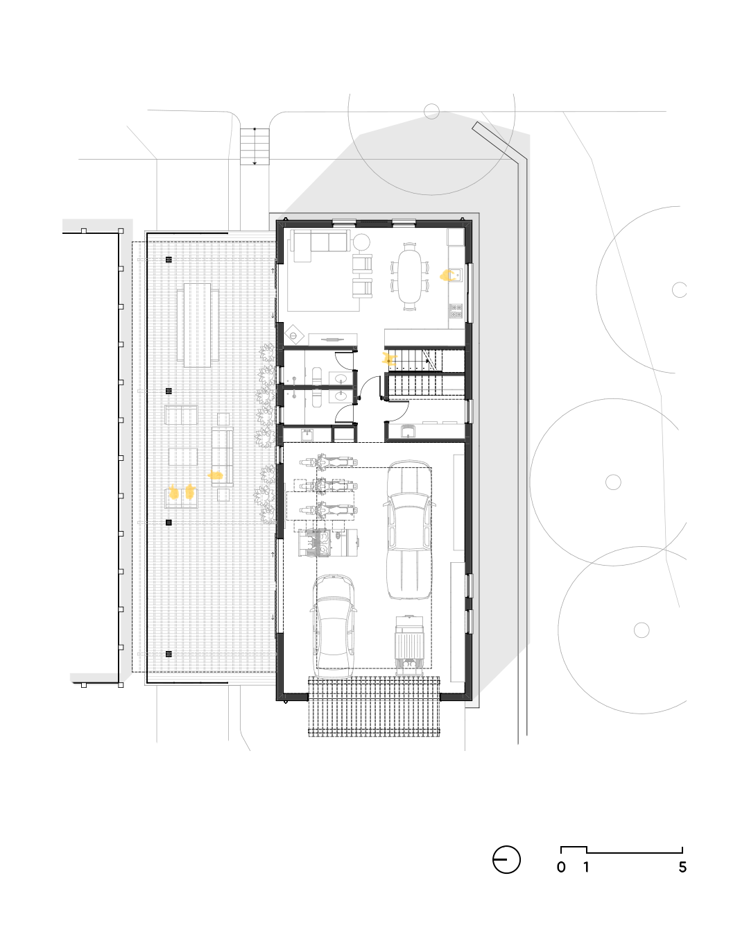 planta baixa arquitetura casa residencia cabana alto padrão depósito