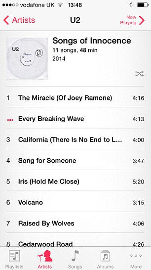 U2's mandatory album download on all Apple devices.