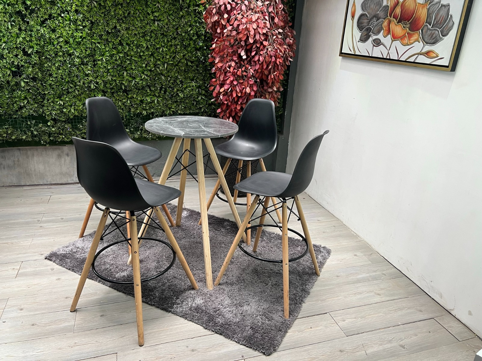 Periquera Eames para 4personas