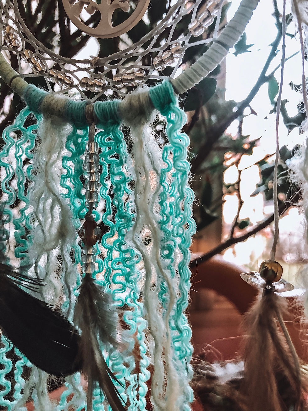 Miniatura: Acchiappasogni piccolo con albero