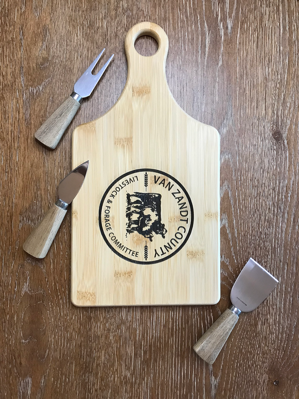 Thumbnail: Custom Engraved Bamboo Paddle Cutting Board | Handwritten Recipe, Logo Gift