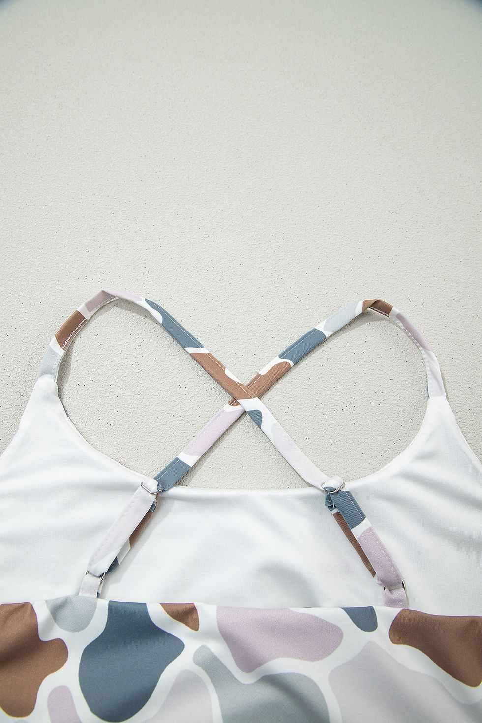Thumbnail: Multicolour Camouflage Printed Cropped Tank Athleisure 2pcs Short Set