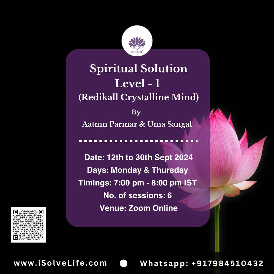 Spiritual Solution Level 1 - Redikall Crystalline Mind - By Aatmn Parmar