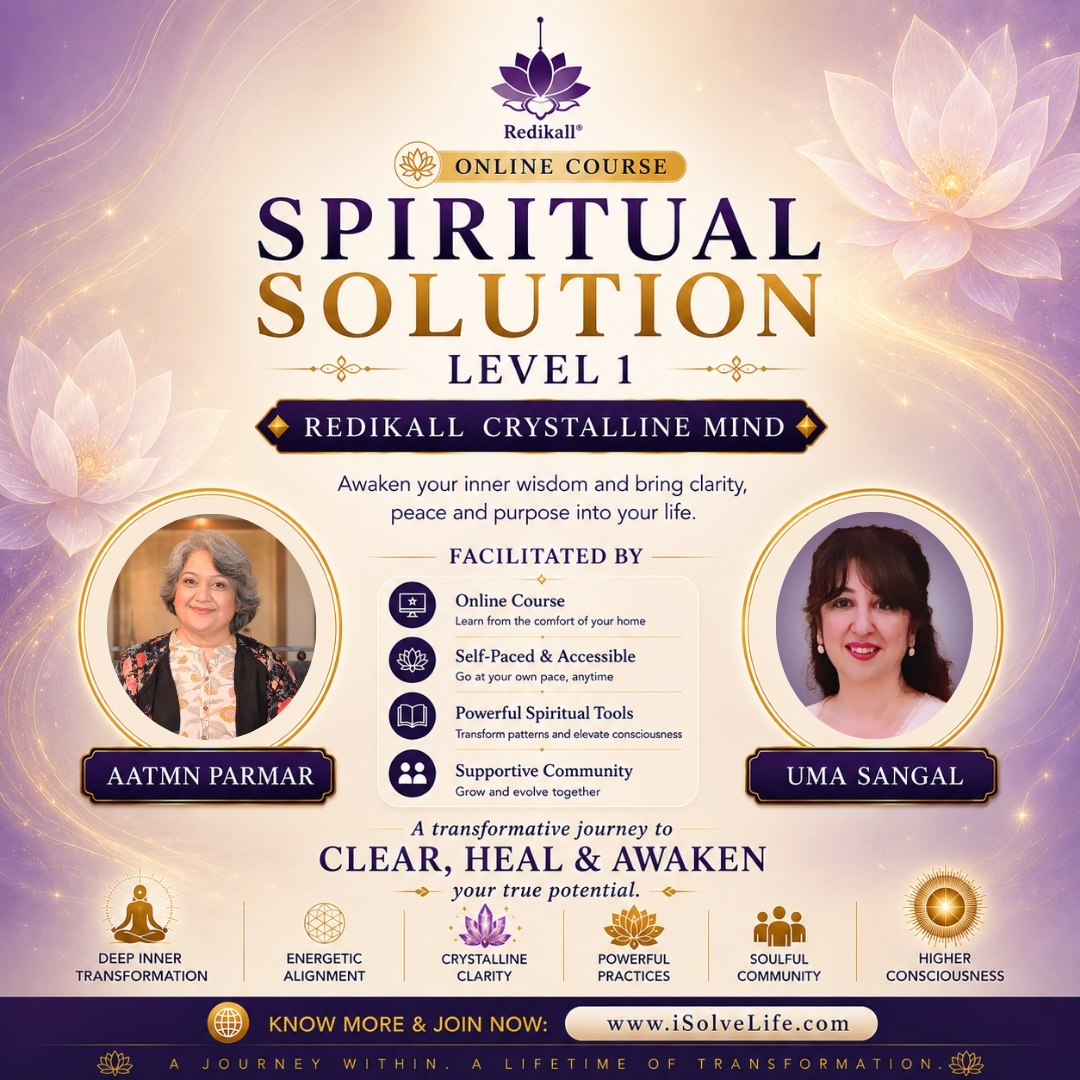 Spiritual Solution Level 1 (Redikall Crystalline Mind) - 8th Oct