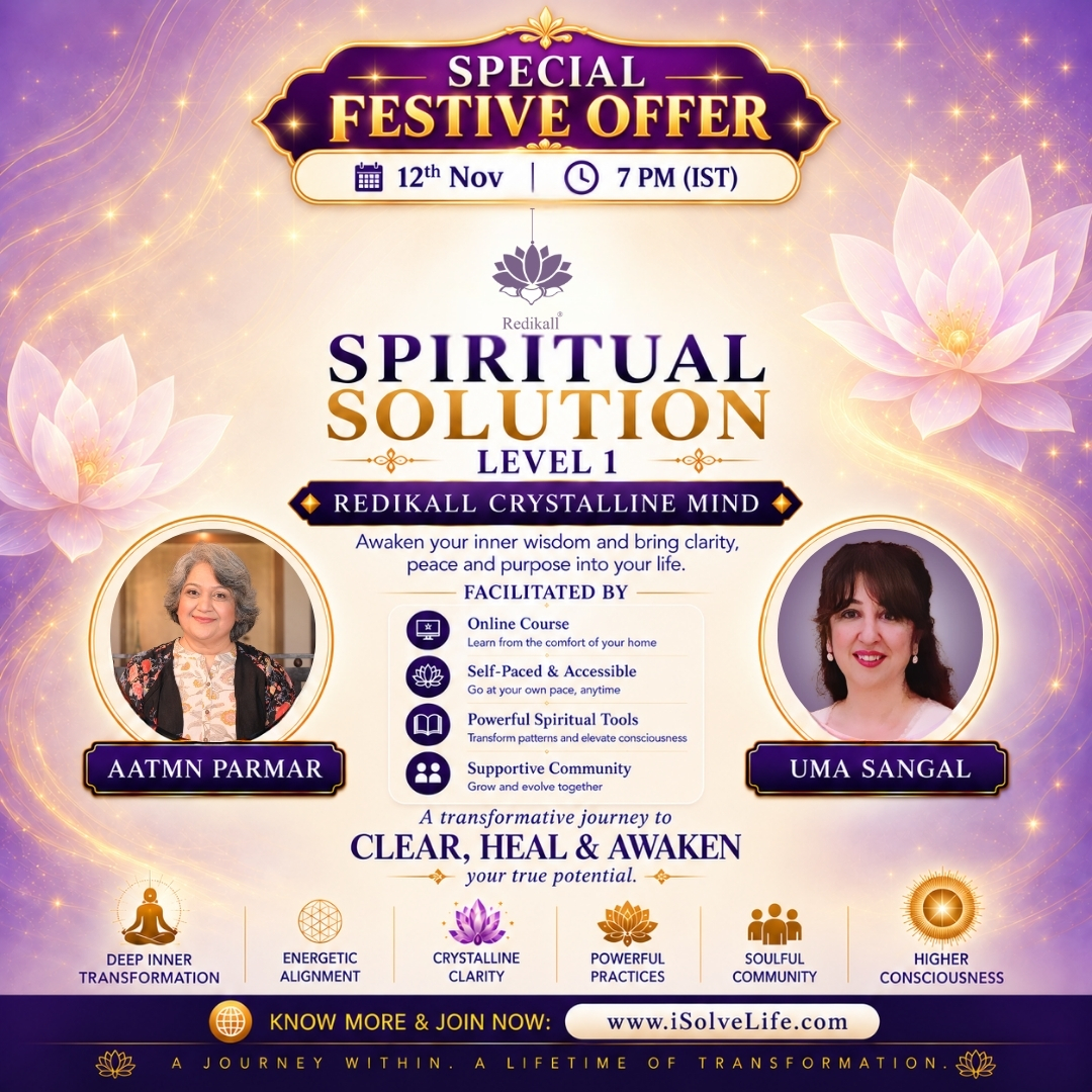 Spiritual Solution Level 1 (Redikall Crystalline Mind) - 12th Nov