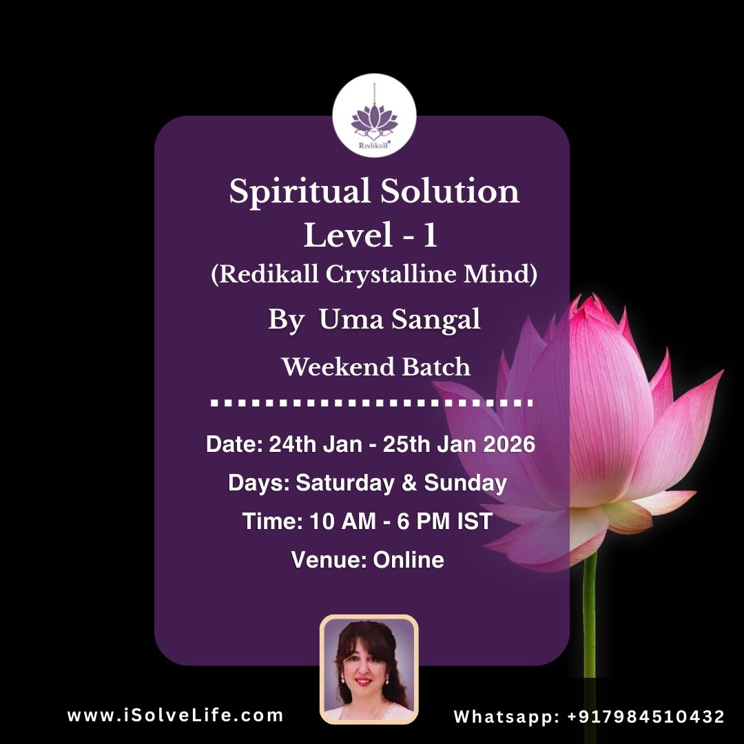 Spiritual Solution Level 1 (Redikall Crystalline Mind) - Weekend Batch 2026