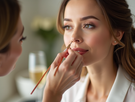 Mobiles Braut-Make-up für Ihre Hochzeit zu Hause