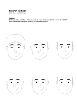 Männer Frisuren Kreative Aufgabe