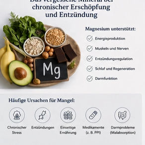Magnesium: Das vergessene Mineral bei chronischer Erschöpfung und Entzündung