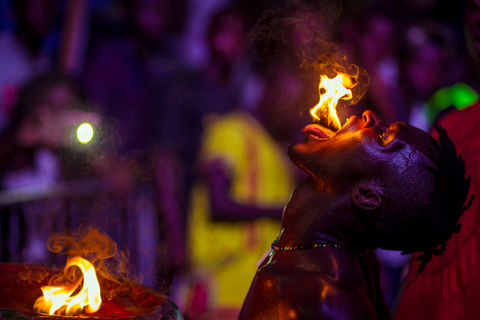 fire eater, Ghana, Accra,