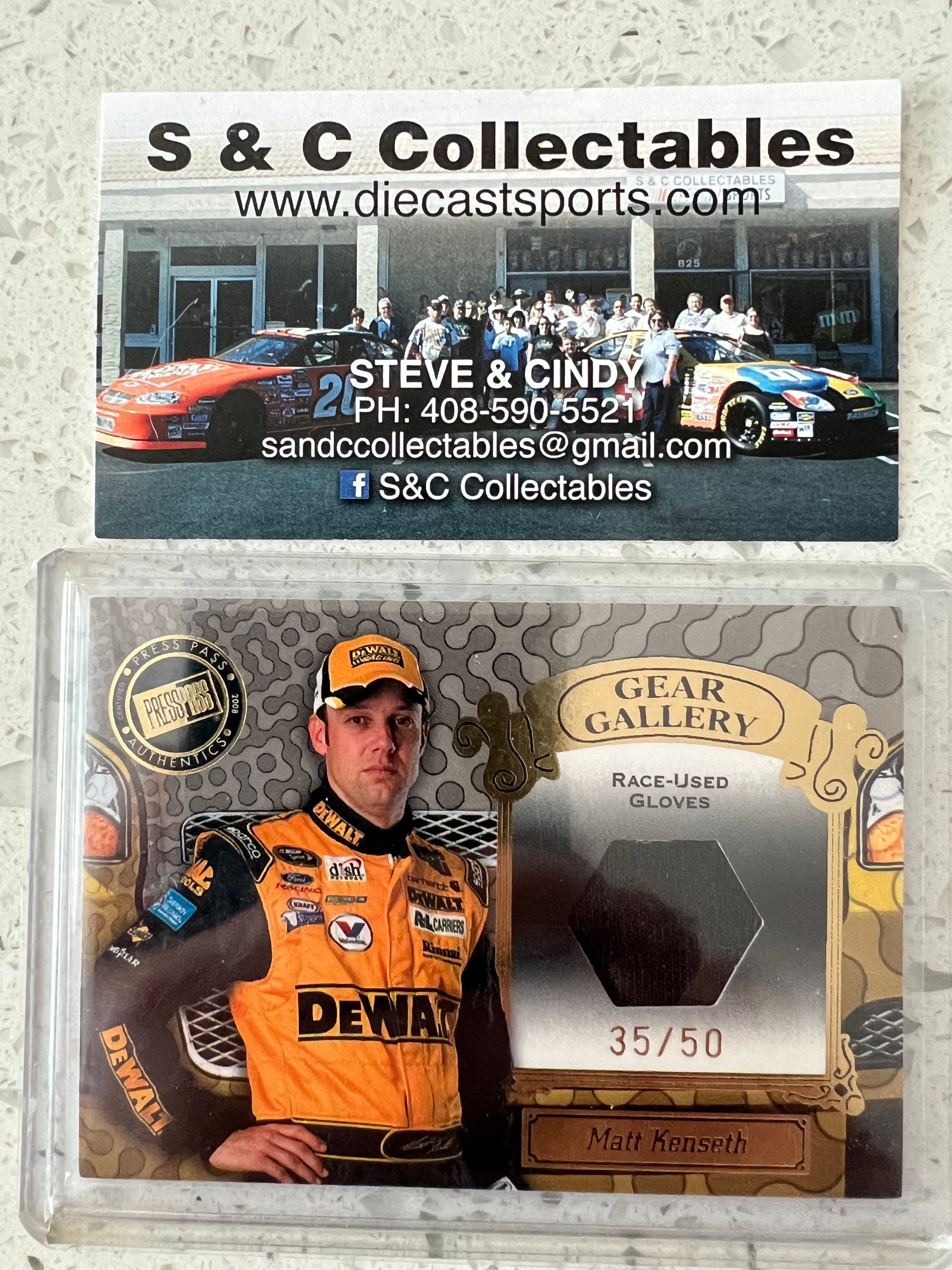 2008 Race-Used Glove / Matt Kenseth  Plastic  E