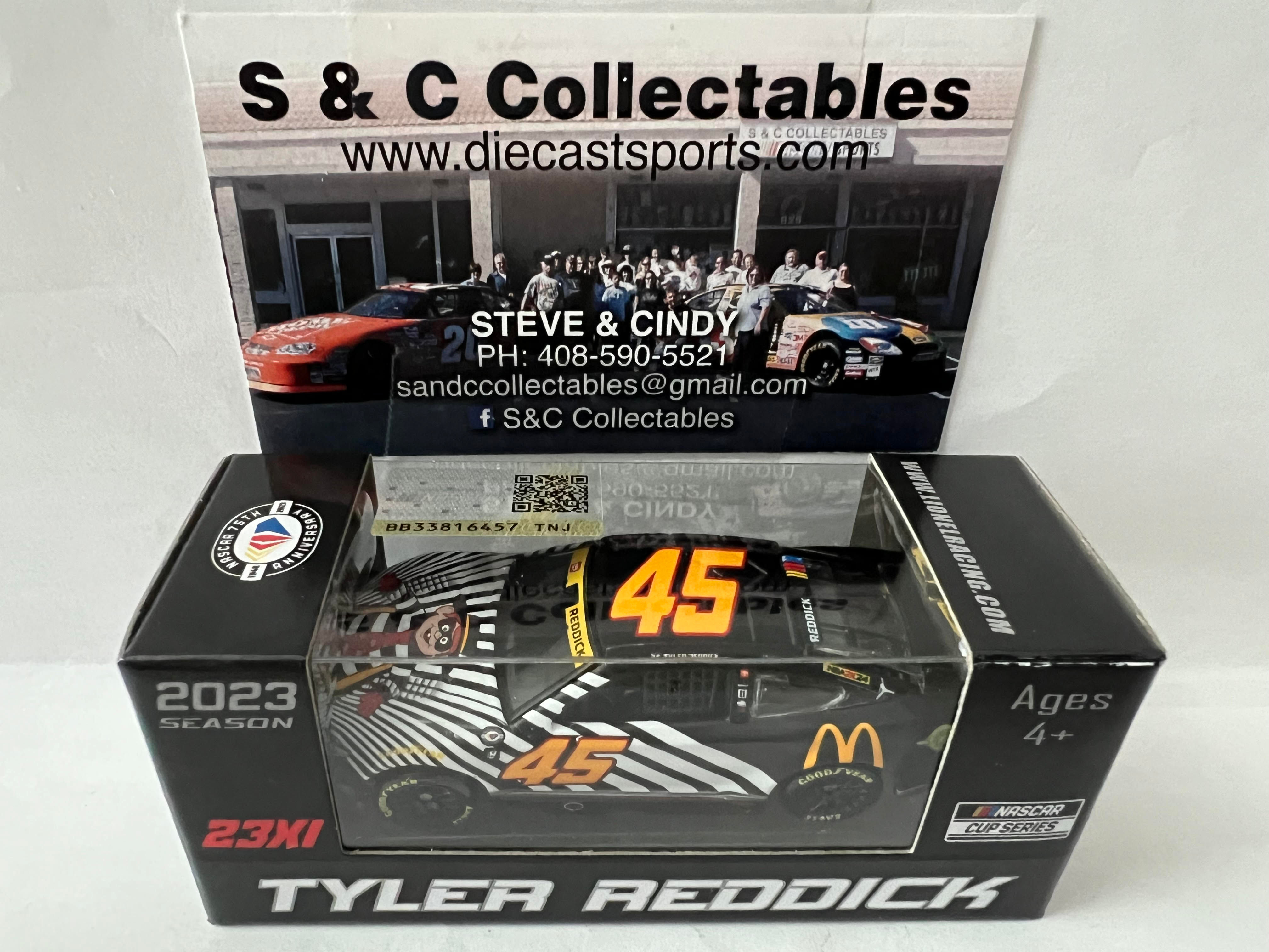 2023 McDonald's Hamburglar  / Tyler Reddick 1:64