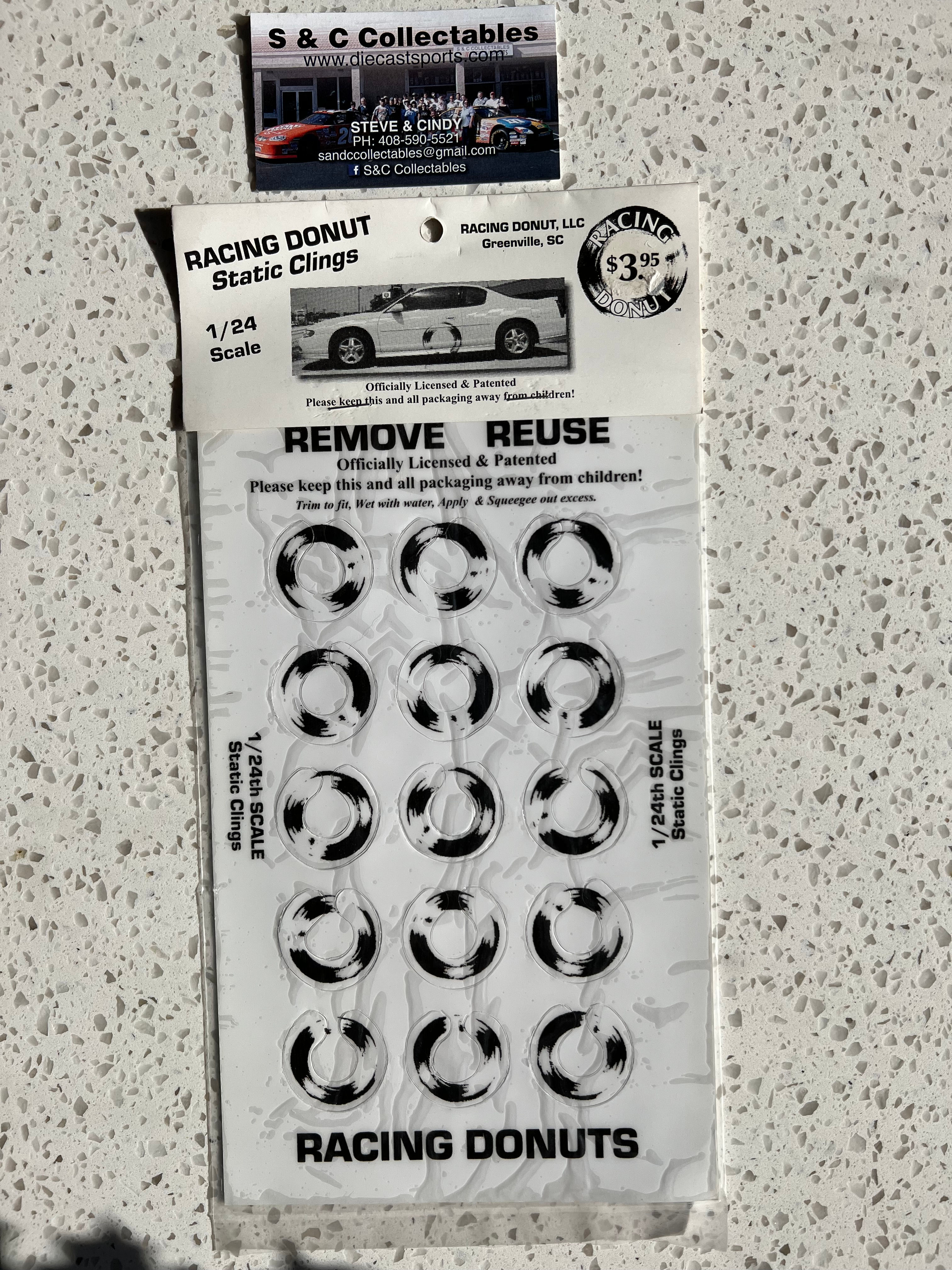 2004 15 Racing Donuts Static Clings    Drawer #1