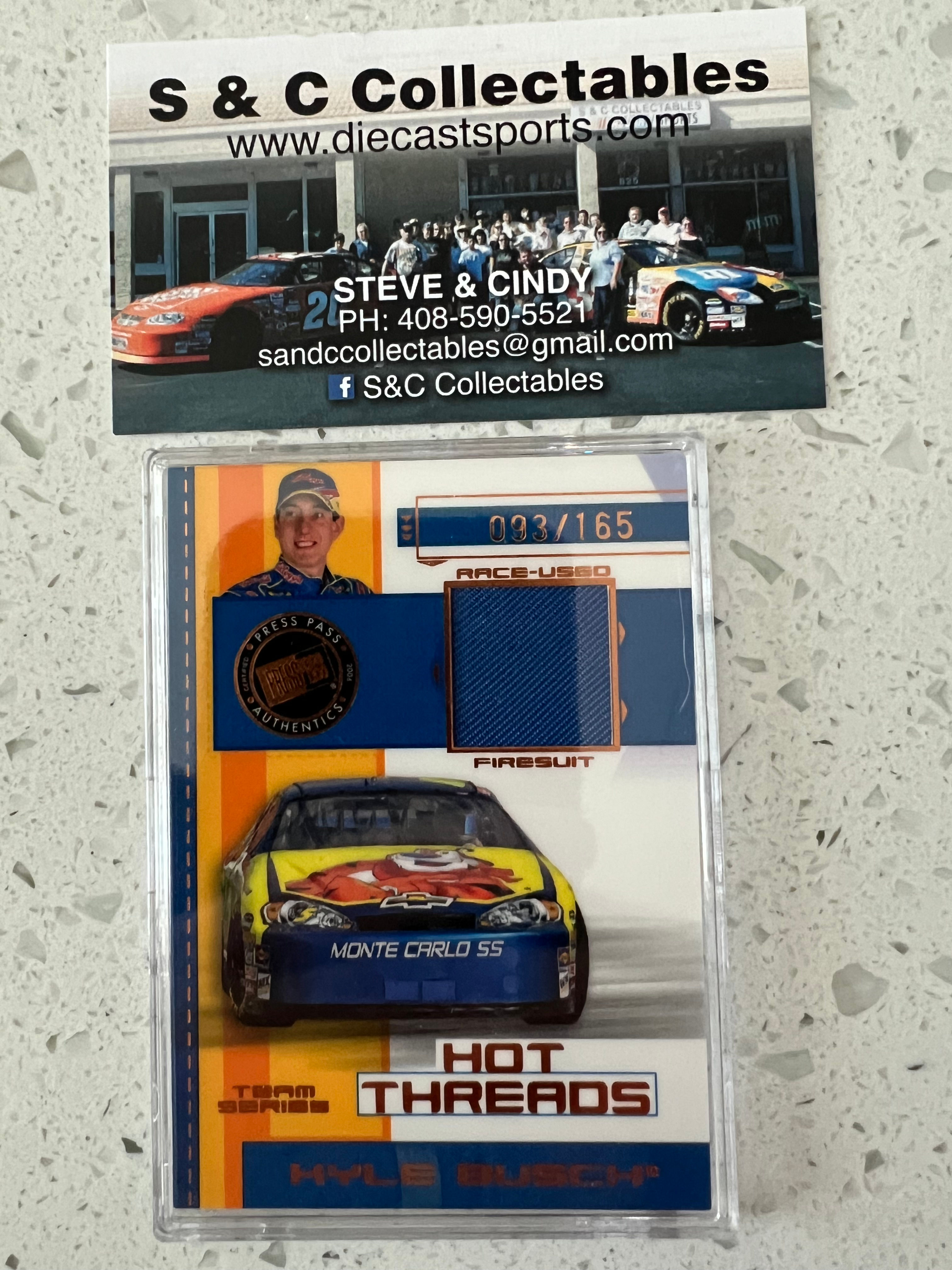 2006 Race-Used Firesuit  (Hot Threads) / Kyle Busch  Plastic A