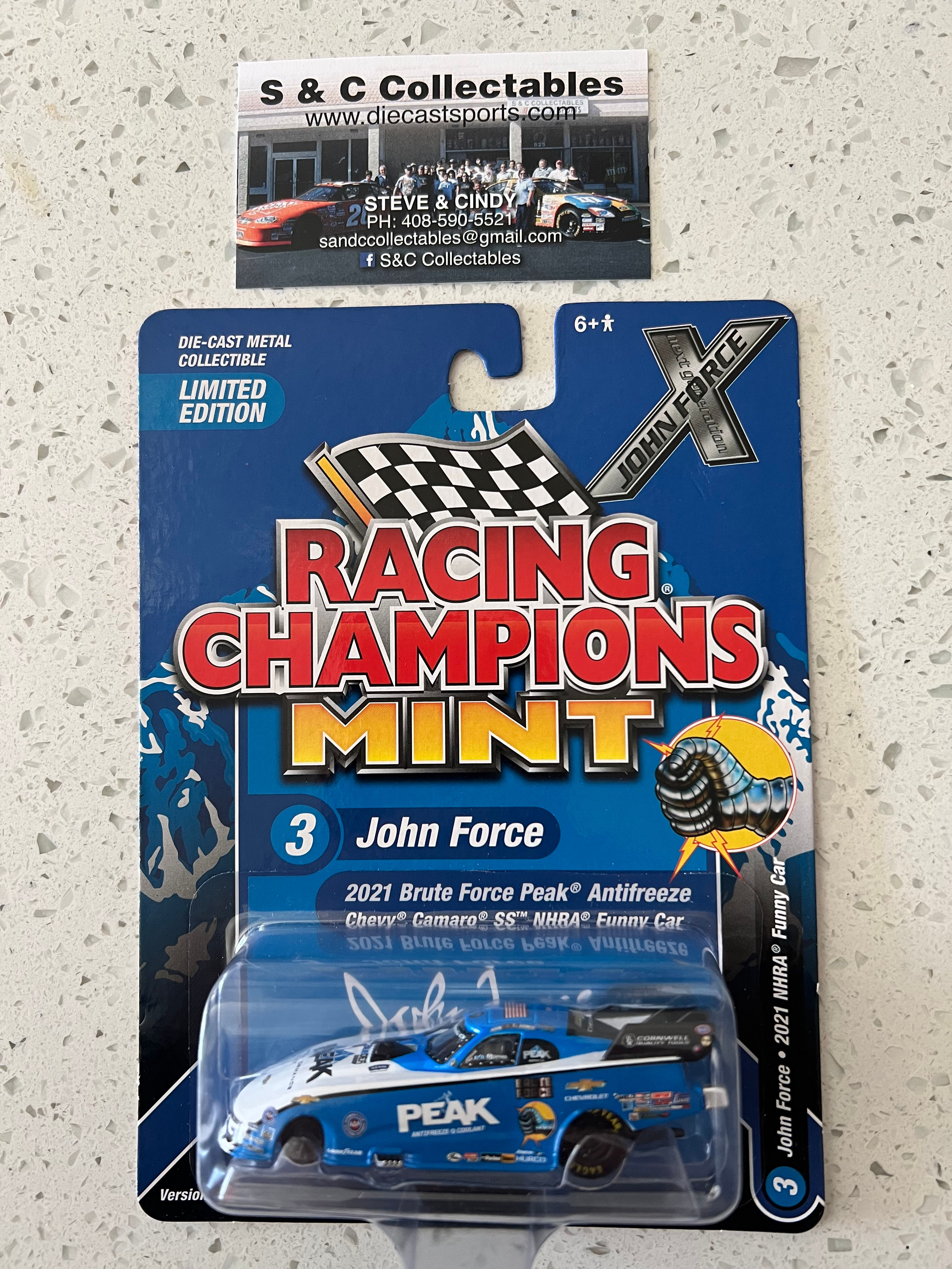 2023 - 2021 PEAK Brute Force   NHRA Funny Car / John Force 1:64